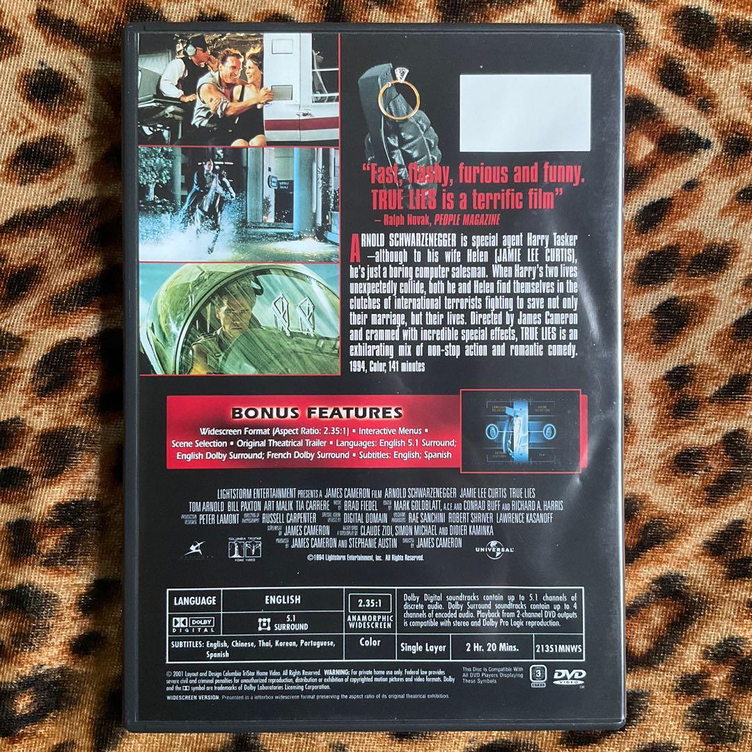 絕版] 真實謊言TRUE LIES DVD 三區版中英文字幕(香港從未推出Blu-ray 版本), 興趣及遊戲, 音樂、樂器& 配件, 音樂與媒體-  CD 及DVD -