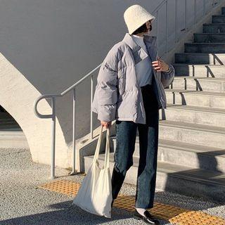 《徵！  》attention 比男友還暖麵包外套2.0 藍灰色#開學二手拍