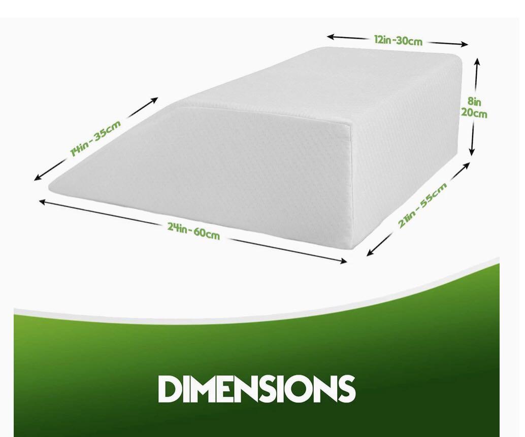 Abcosport Leg Wedge Pillow, Furniture & Home Living, Bedding & Towels
