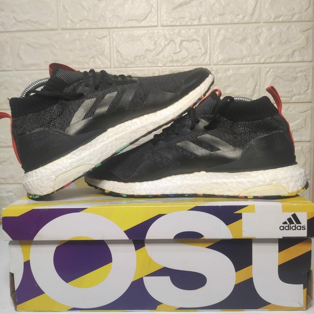 Adidas Ultra Boost Mid Multicolor Black #Valentine 2020, Fesyen Pria,  Sepatu , Sneakers di Carousell