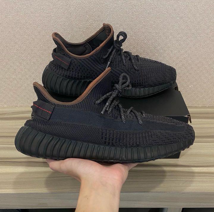 Mens yeezy boost deals 350 v2 static black