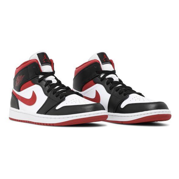 Air jordan 1 mid black gym red release clearance date