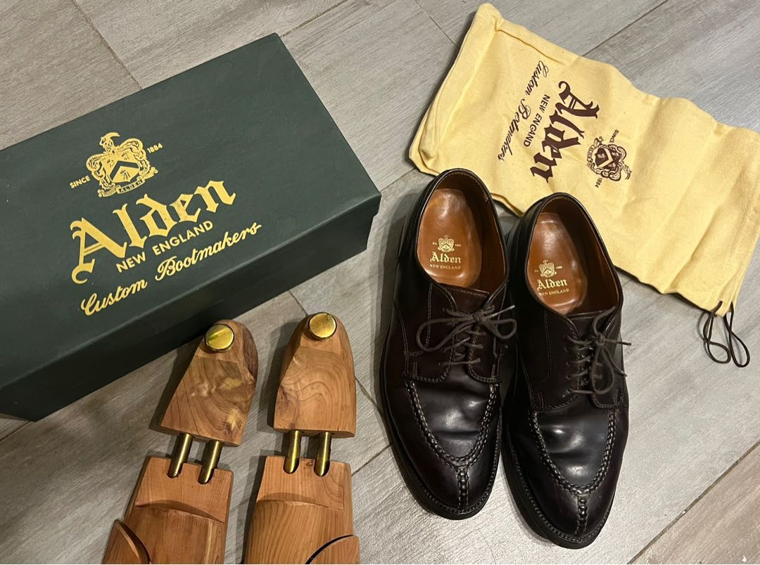 Alden 2210 color 8 cordovan nst blucher, 男裝, 鞋, 西裝鞋- Carousell