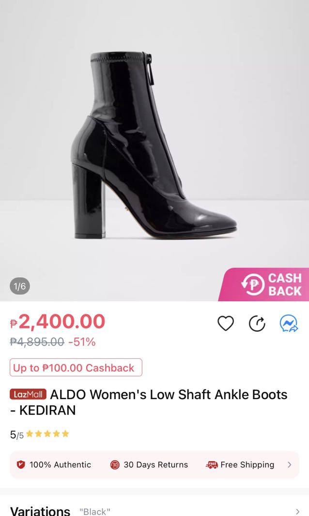 Aldo black boots, Women's Fashion, Footwear, Boots on Carousell