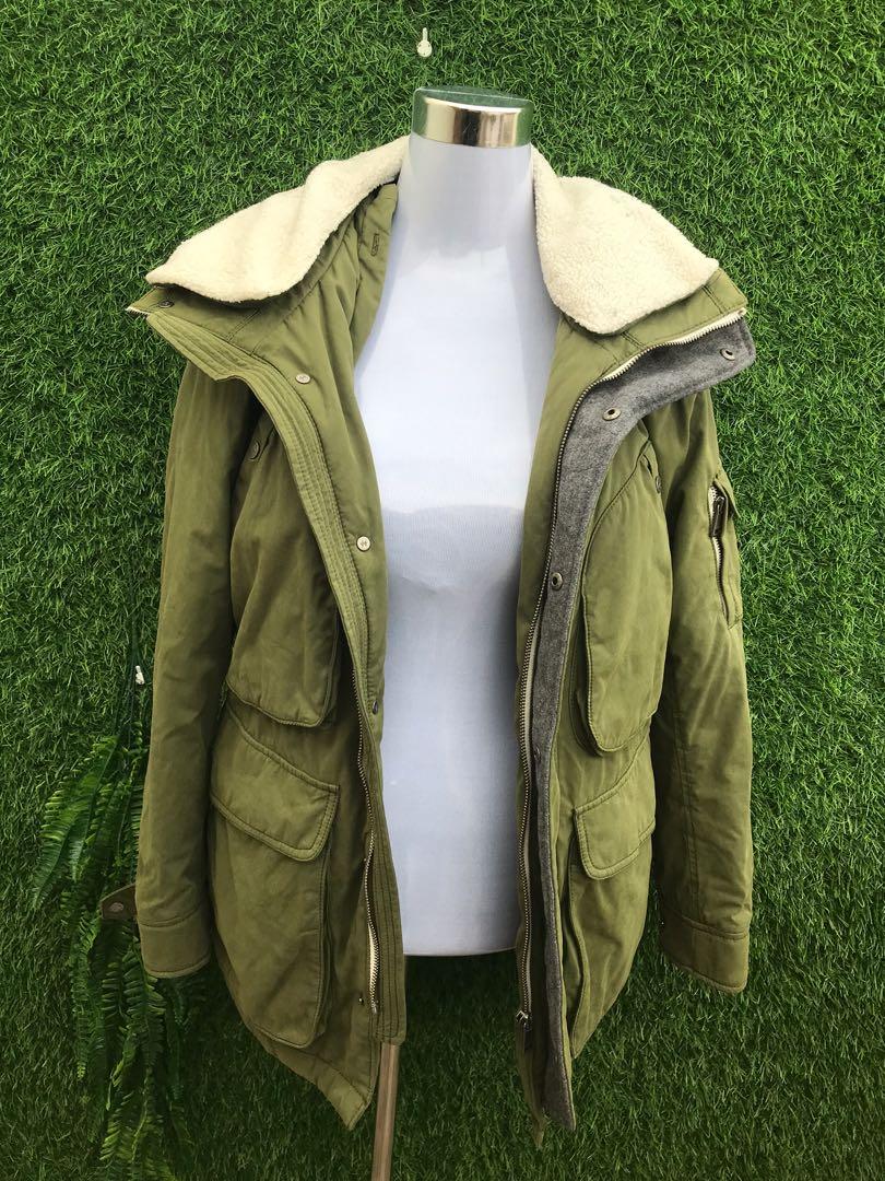 And Z by ZIOZIA Jacket with retractable hoodie Women s Fashion Coats Jackets and Outerwear on Carousell