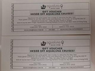 Aqualuna Cruises Gift Voucher