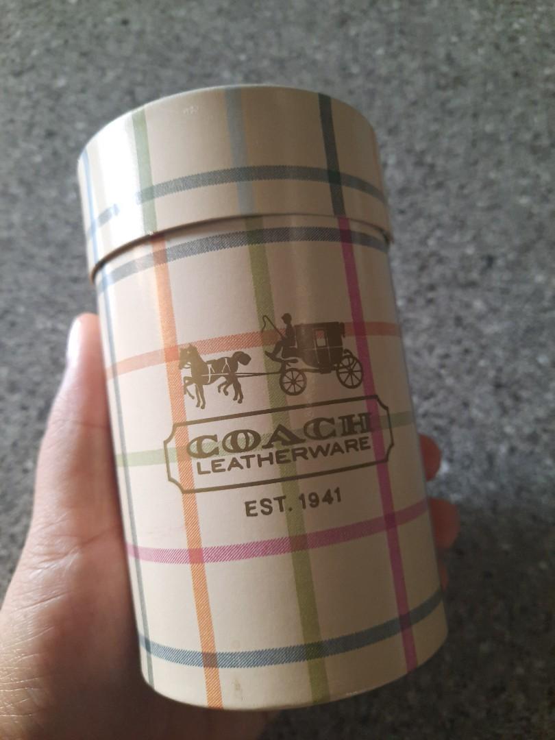 Auth coach candle (Category: Other Home Decor) located in Zamboanga. Submitted by selected.things (Listing ID 1144673051, Image 2). Description: bew.sealed with its box.