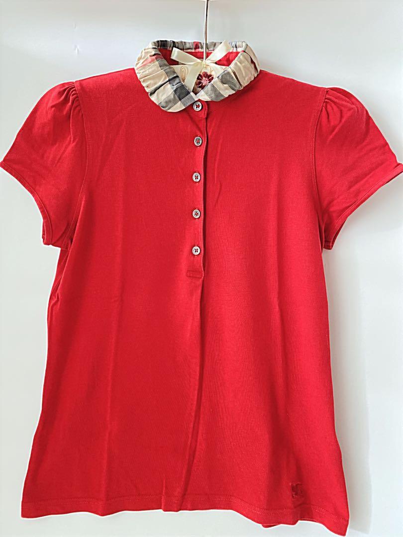 Burberry polo womens red shop