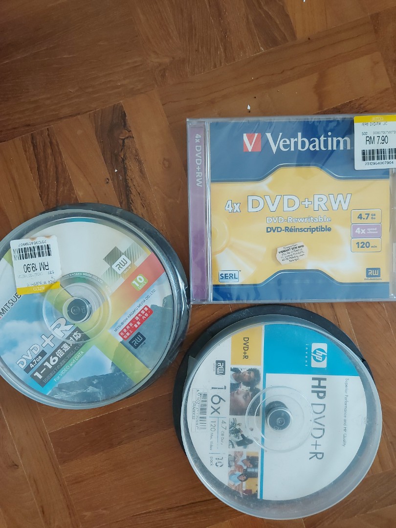 Blank DVDs for Video & Data Storage, Computers & Tech, Parts