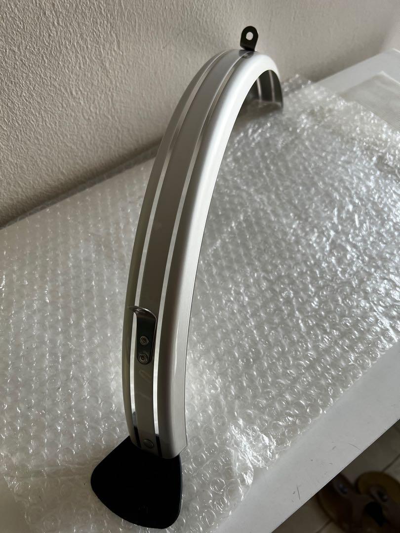 Brompton original rack and rear mudguard (silver), Sports Equipment ...