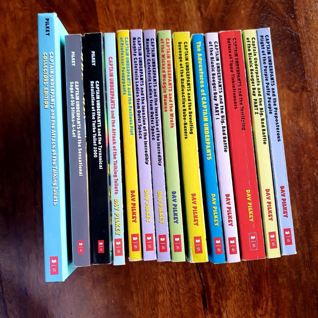 Captain Underpants 13 books, Hobbies & Toys, Books & Magazines, Children