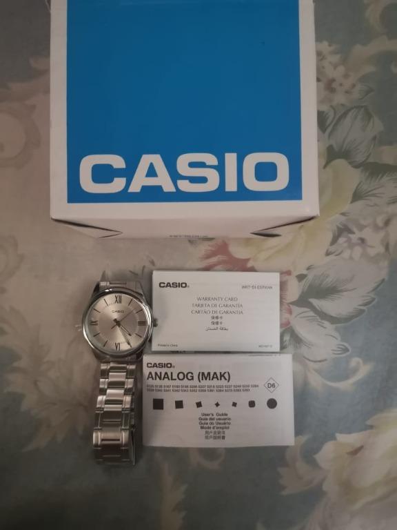 Casio analog mak d6 hot sale
