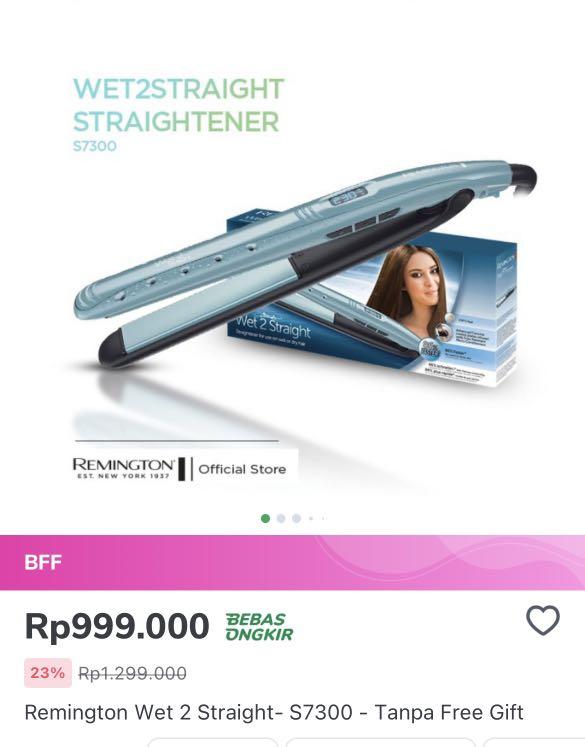 Catokan Remington Wet 2 Straight, Kesehatan \u0026 Kecantikan, Perawatan Rambut  di Carousell