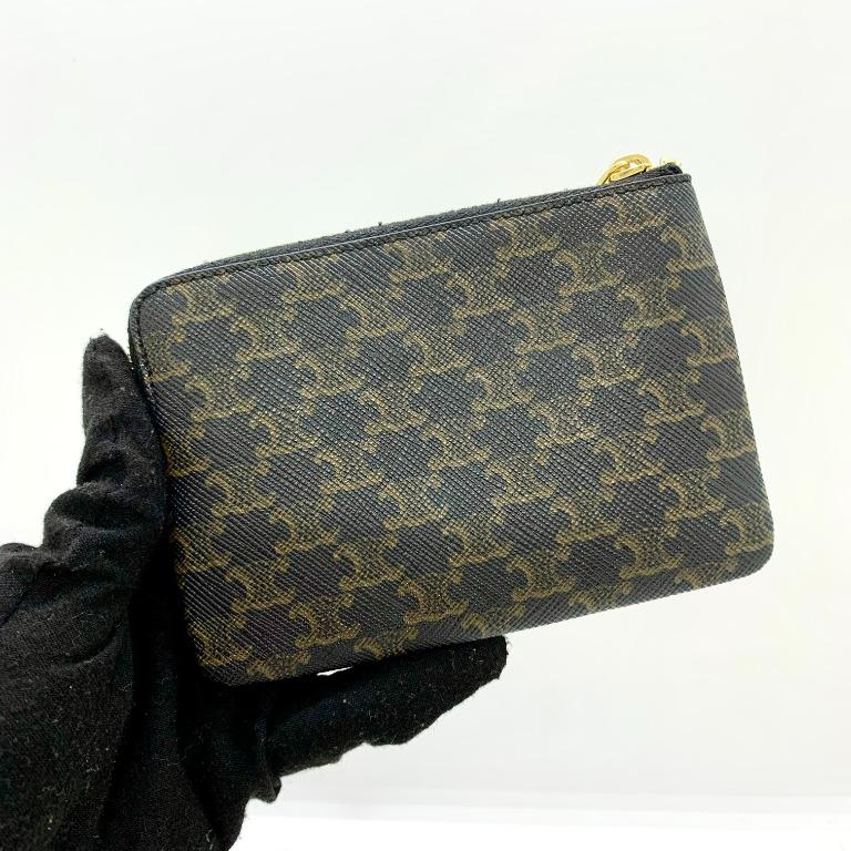 CELINE TRIOMPHE COIN KEY POUCH 227003098