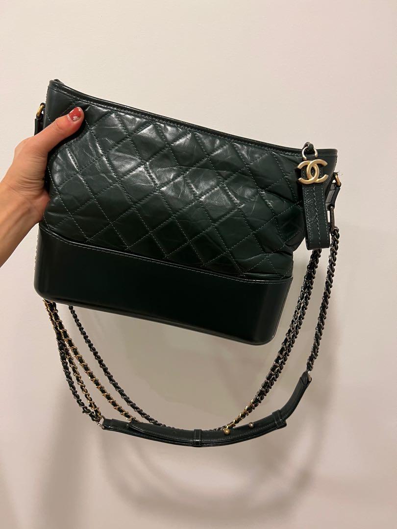 Chanel Gabrielle medium hobo bag Forest Green Women s Fashion Bags Wallets Cross body Bags on Carousell