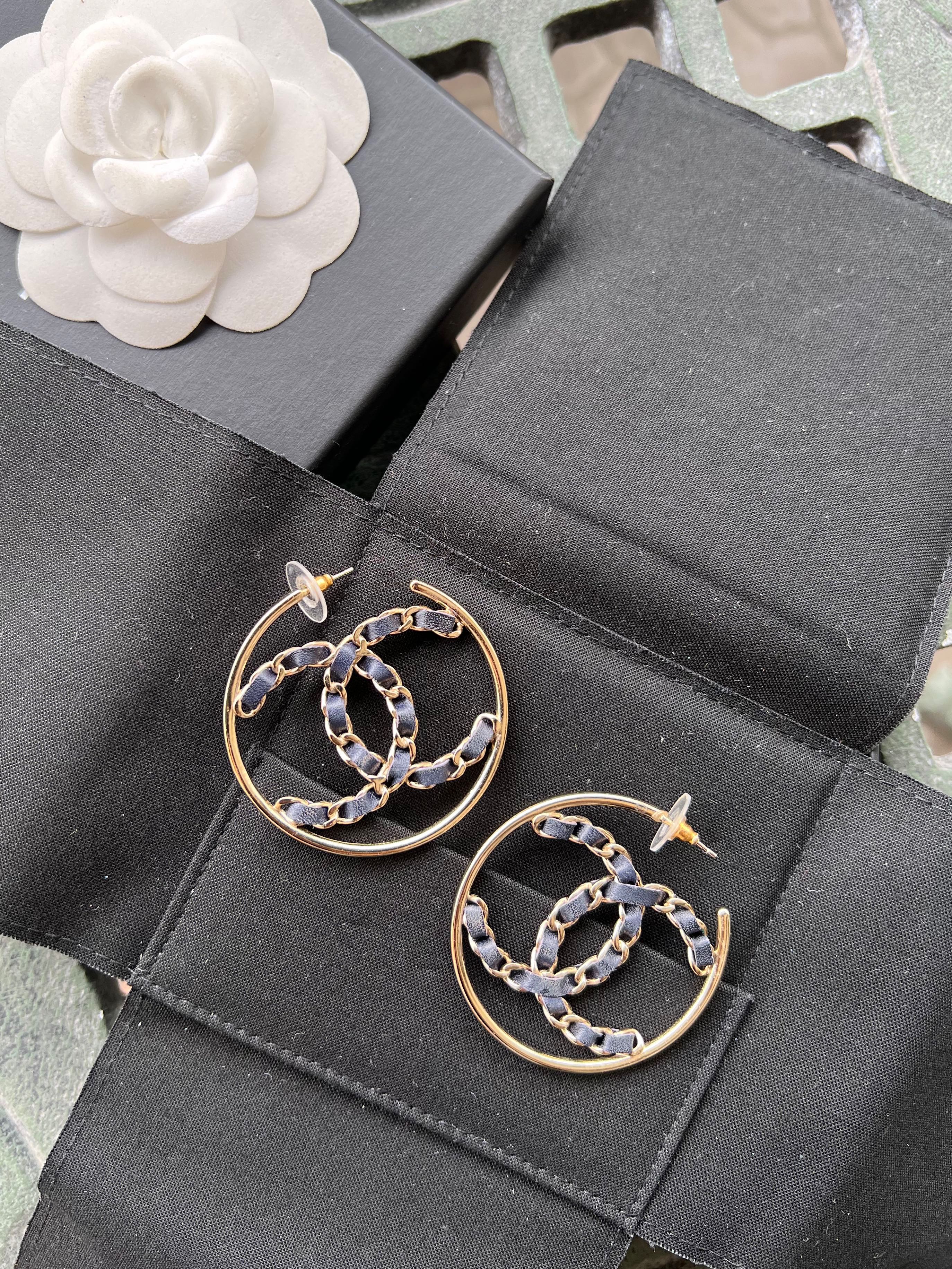 Chanel hoop best sale earrings 2019