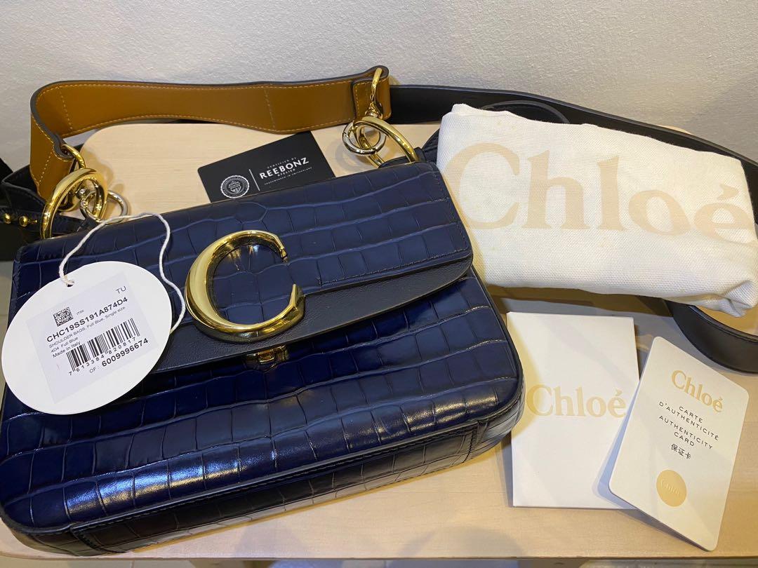 Small chloé c 2025 double carry bag