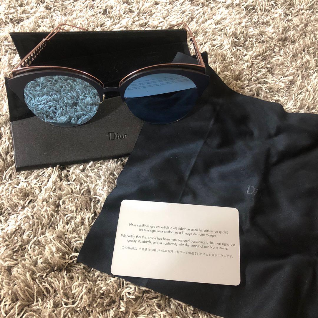 Christian Dior Diorama Club blue Women s Sunglasses Men s Fashion