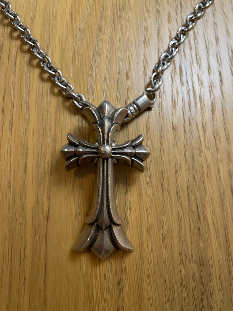 Chrome hearts top large cross pendant