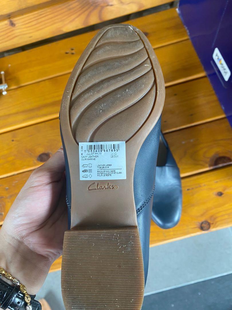 Clarks juliet hotsell palm navy