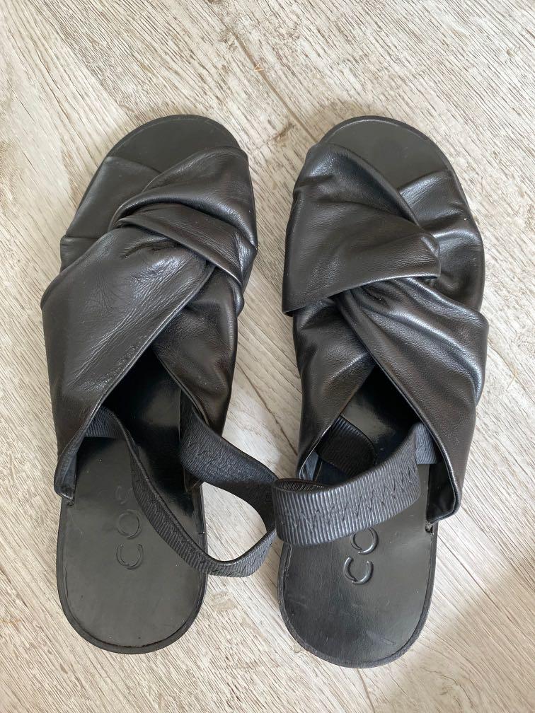 Cos knotted leather sandals outlet