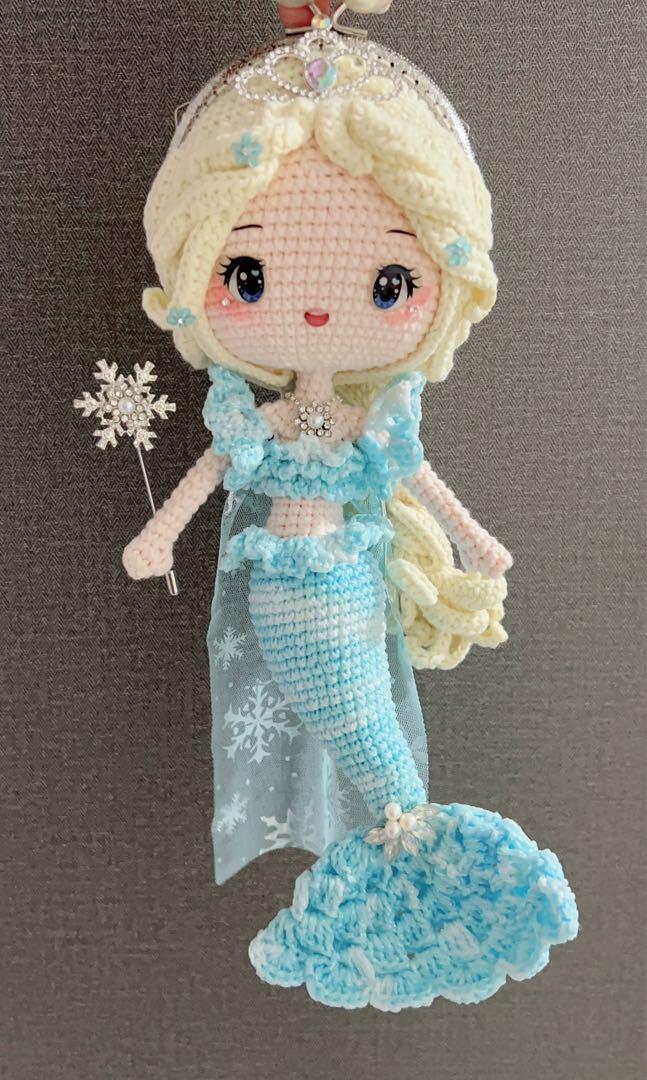 Elsa mermaid doll hot sale