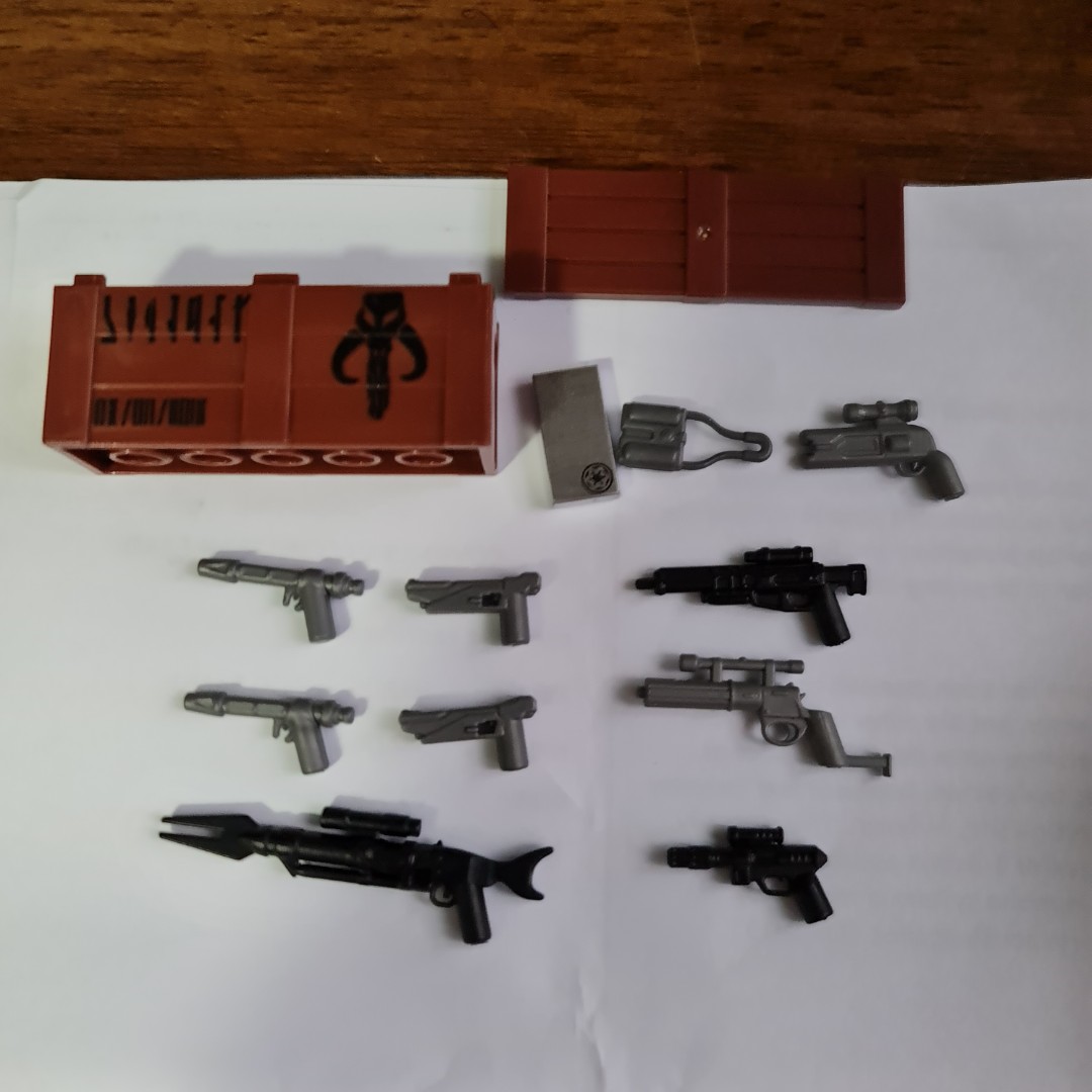 Lego shop mandalorian weapons