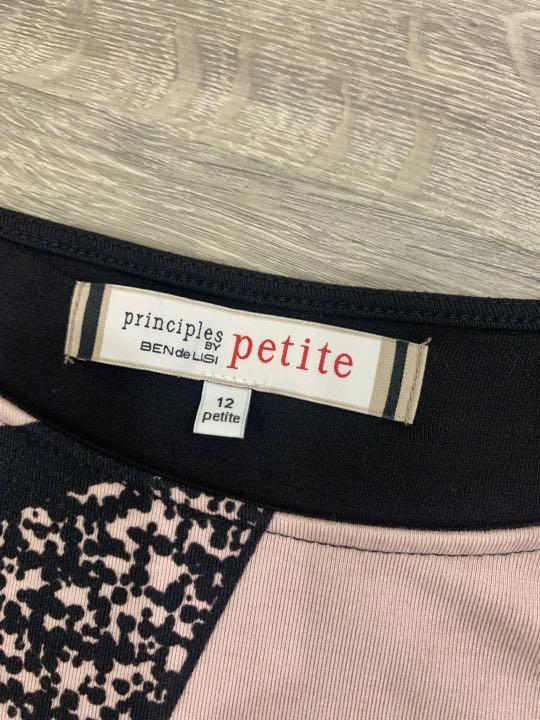 Debenhams principles petite dress top
