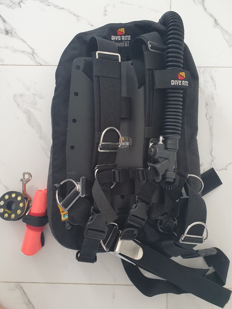 Diverite Travel XT Armored Alu backplate BCD, Sports Equipment, Sports ...