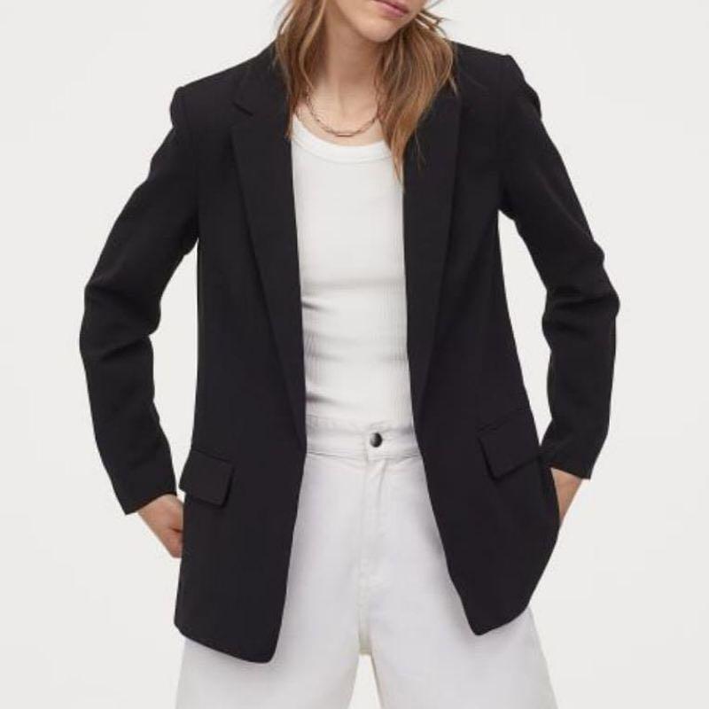 H&m on sale black blazer