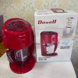 Dowell fine and coarse shave ice crusher for halo halo shakes for summer