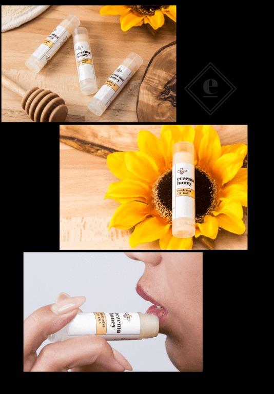 Eczema Honey Nourishing Lip Balm, Beauty & Personal Care, Face, Face