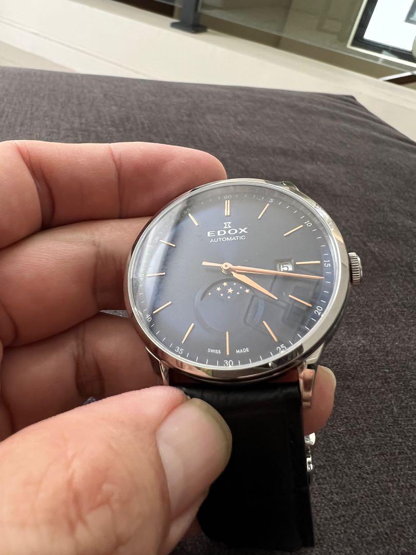 Edox deals moonphase automatic