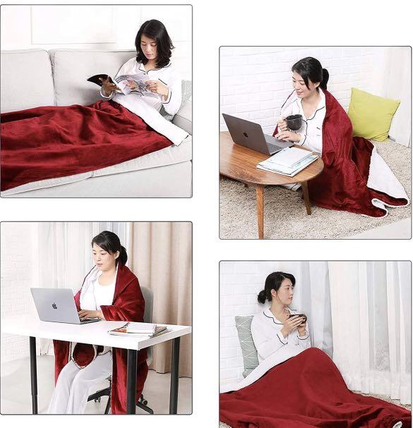 P)Electric Heated Throw Blanket, Flannel Fast Heating Blanket, 180X130cm  Blanket with 6 Levels, Timer, Overheat Protection and Detachable Switch  Washable Full Body Warm Home Office, Health u0026 Nutrition, Massage Devices on  Carousell