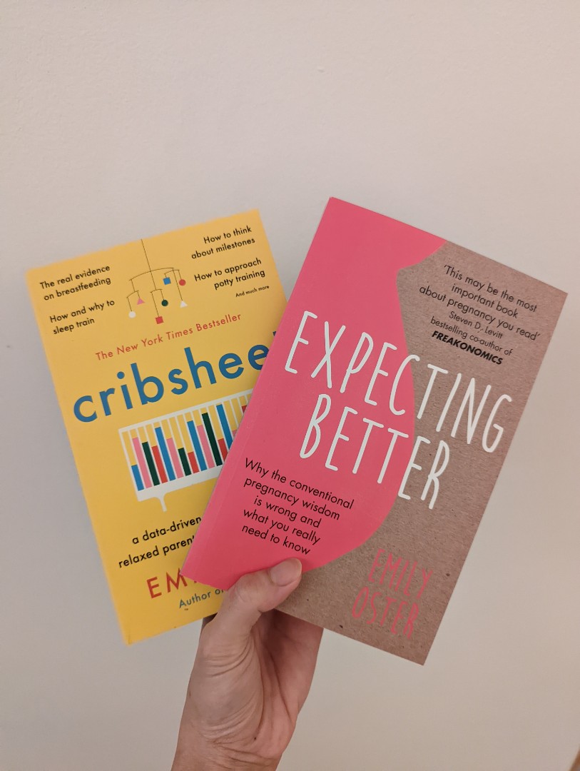 Emily Oster Cribsheet and Expecting Better, Hobbies & Toys, Books