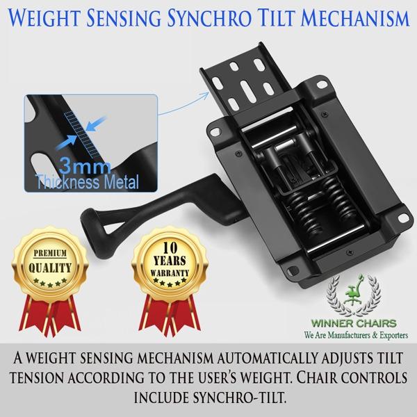 Ergonomic Office Chair 3283DALU BLK (10 Years Warranty ), Furniture