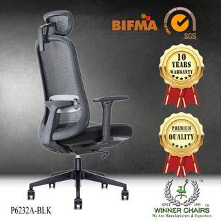 Ergonomic Office Chair WN 6232A-BLK (10 years warranty)