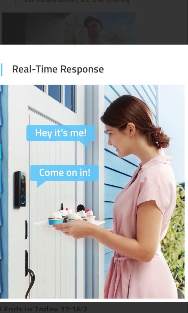 Eufy 2k Wired doorbell No Monthly Fees, Local Storage, Human Detection