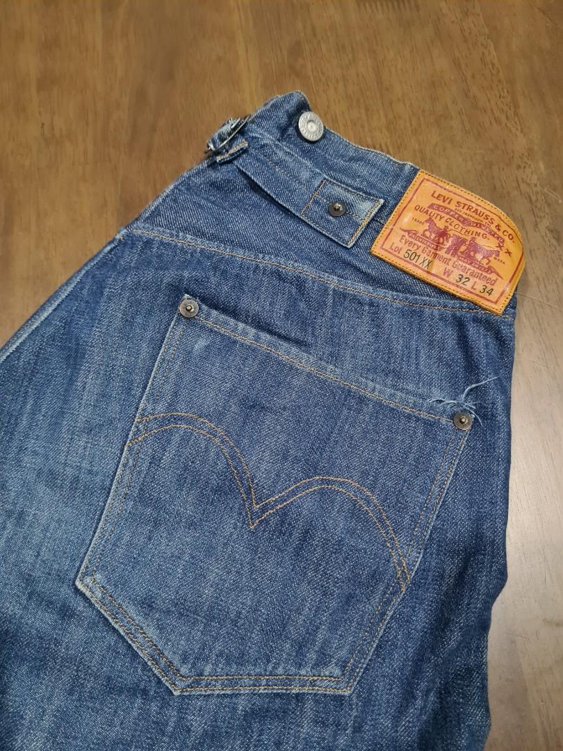 Levis lvc 1890 made in usa selvedge vintage vtg iron heart samurai mister freedom talon conmar