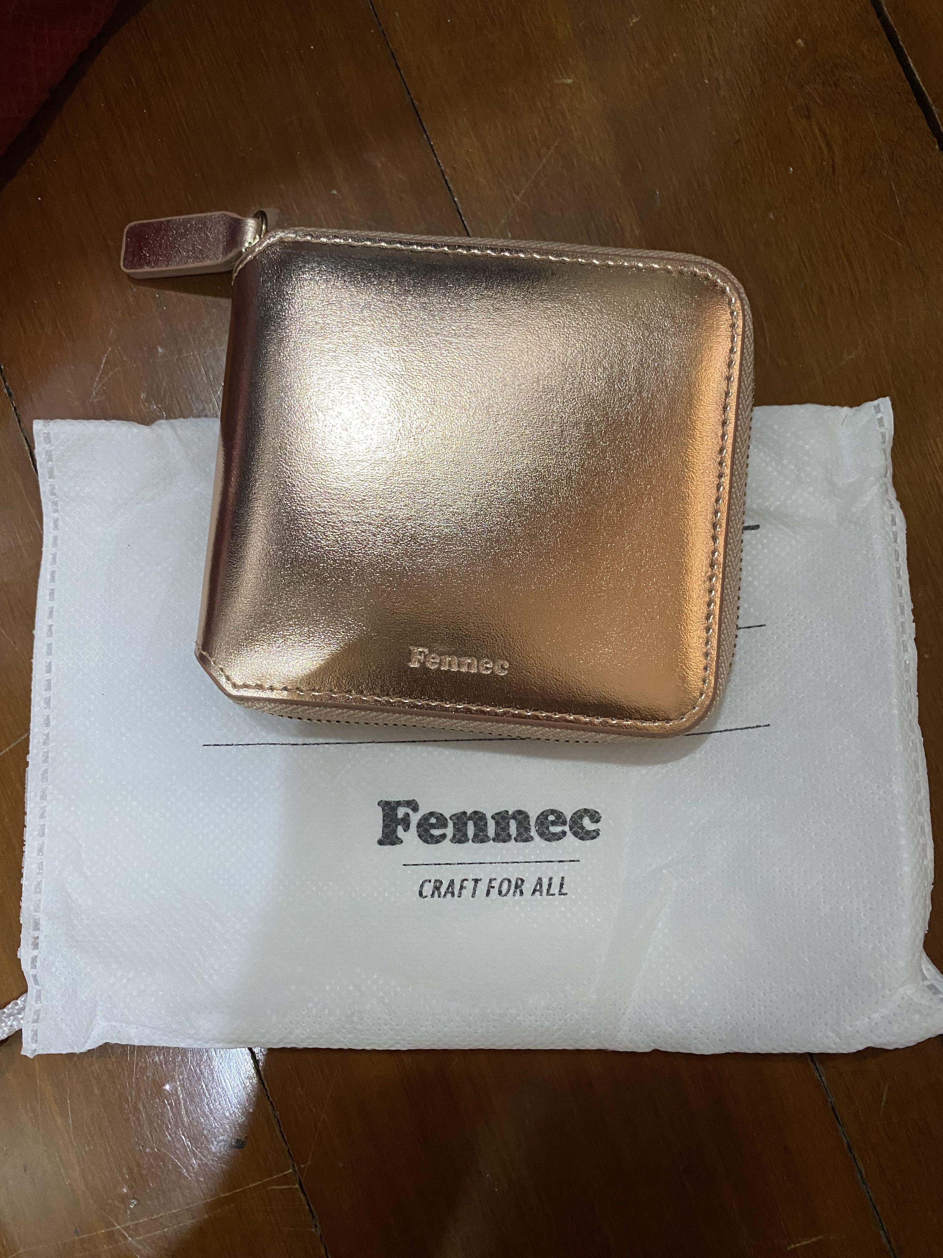Rose gold wallet purse top