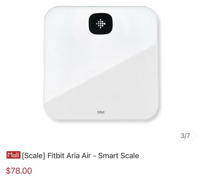 fitbit weighing scales