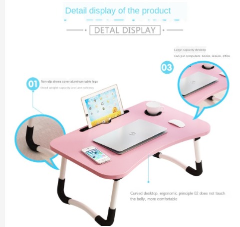 Foldable Table Bed Table Study Table Computer Table Small Table Mini ...