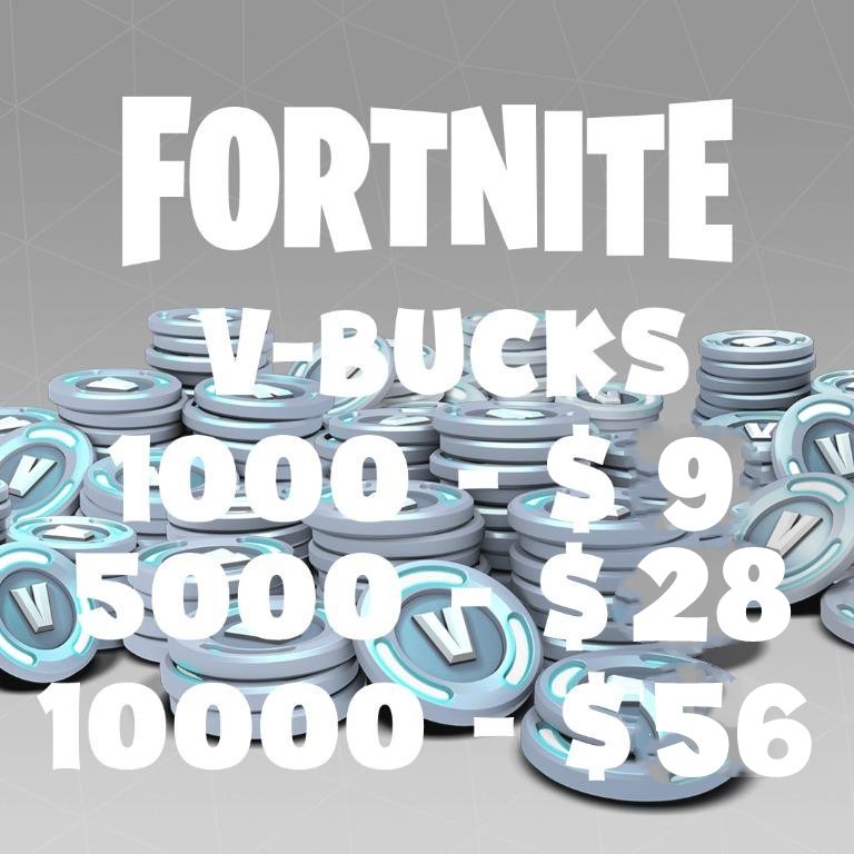 Fortnite VBucks/VBucks + Cheap Top Ups ALL PLATFORMS!, Video Gaming