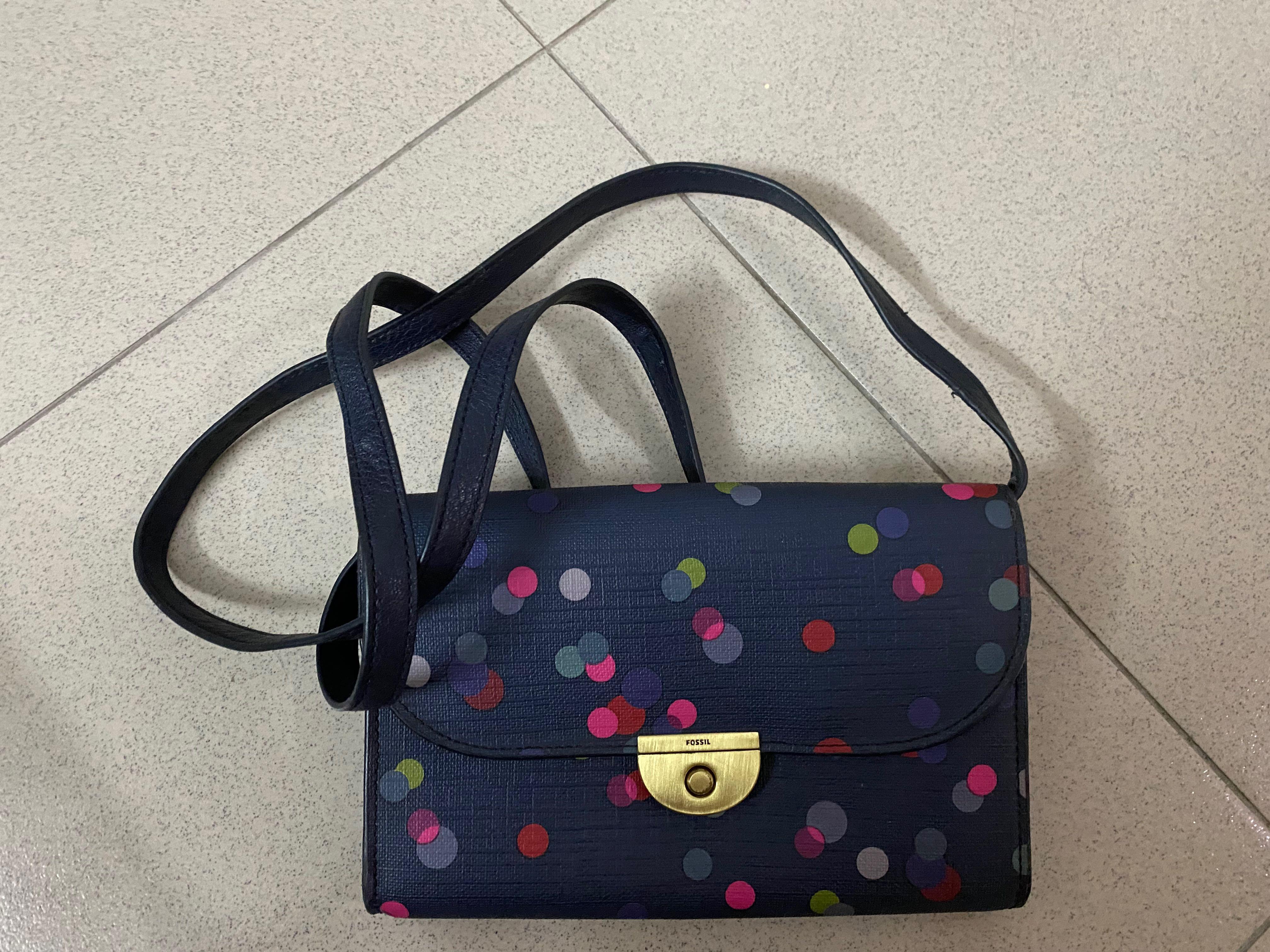 Fossil polka deals dot handbags