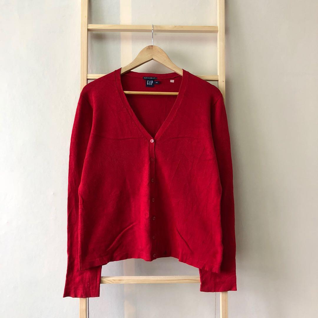 Gap top sweater red