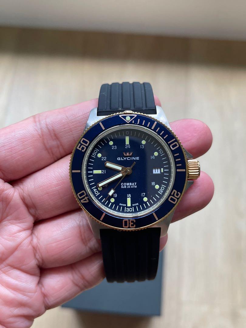 Glycine Combat SUB 42mm Blue Macaw Ref. GL0089