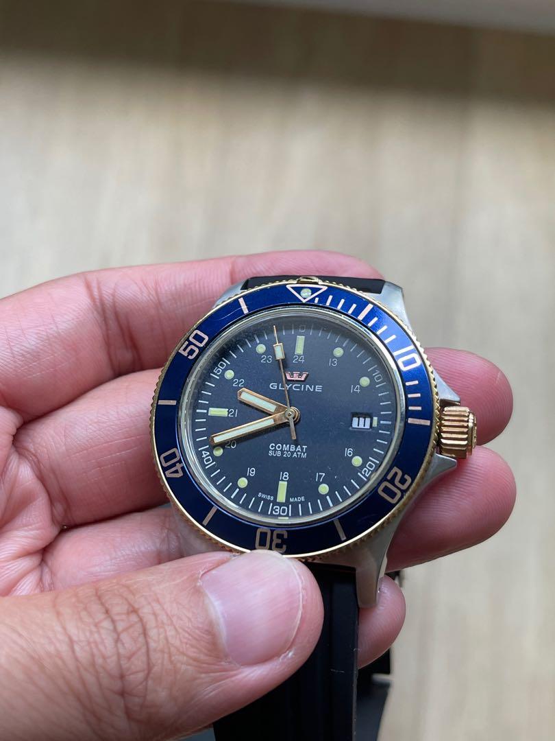 Glycine Combat SUB 42mm Blue Macaw Ref. GL0089