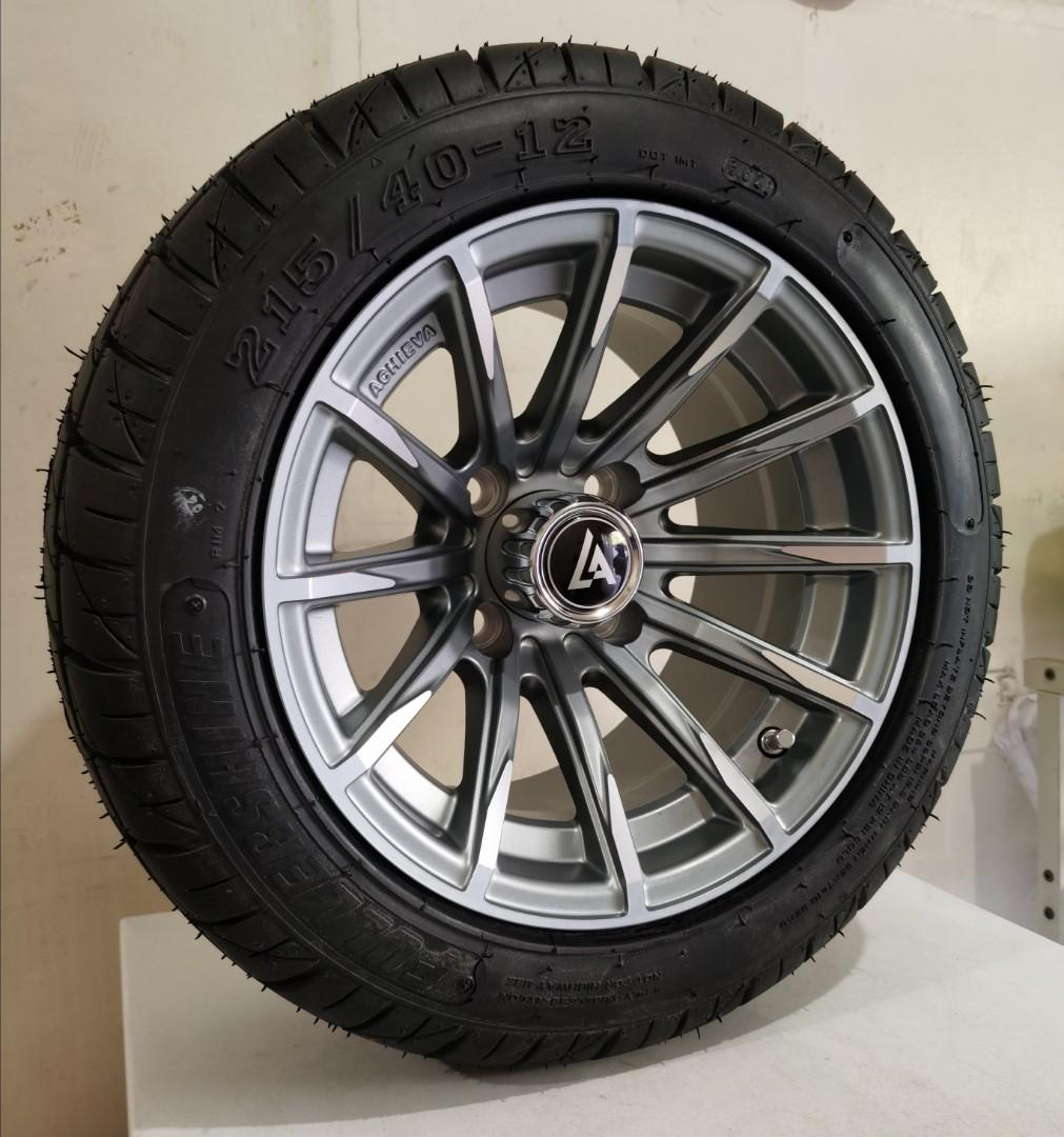 Golf Cart Mag Wheels, Car Parts & Accessories, Mags and Tires on Carousell