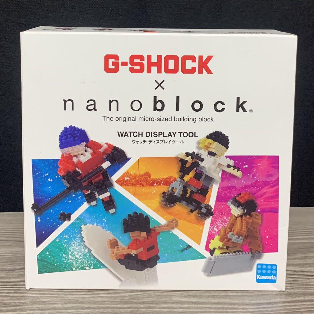 G-SHOCK x nanoblock® 聯名積木BMX款式gshock迷你積木, 名牌精品, 精品