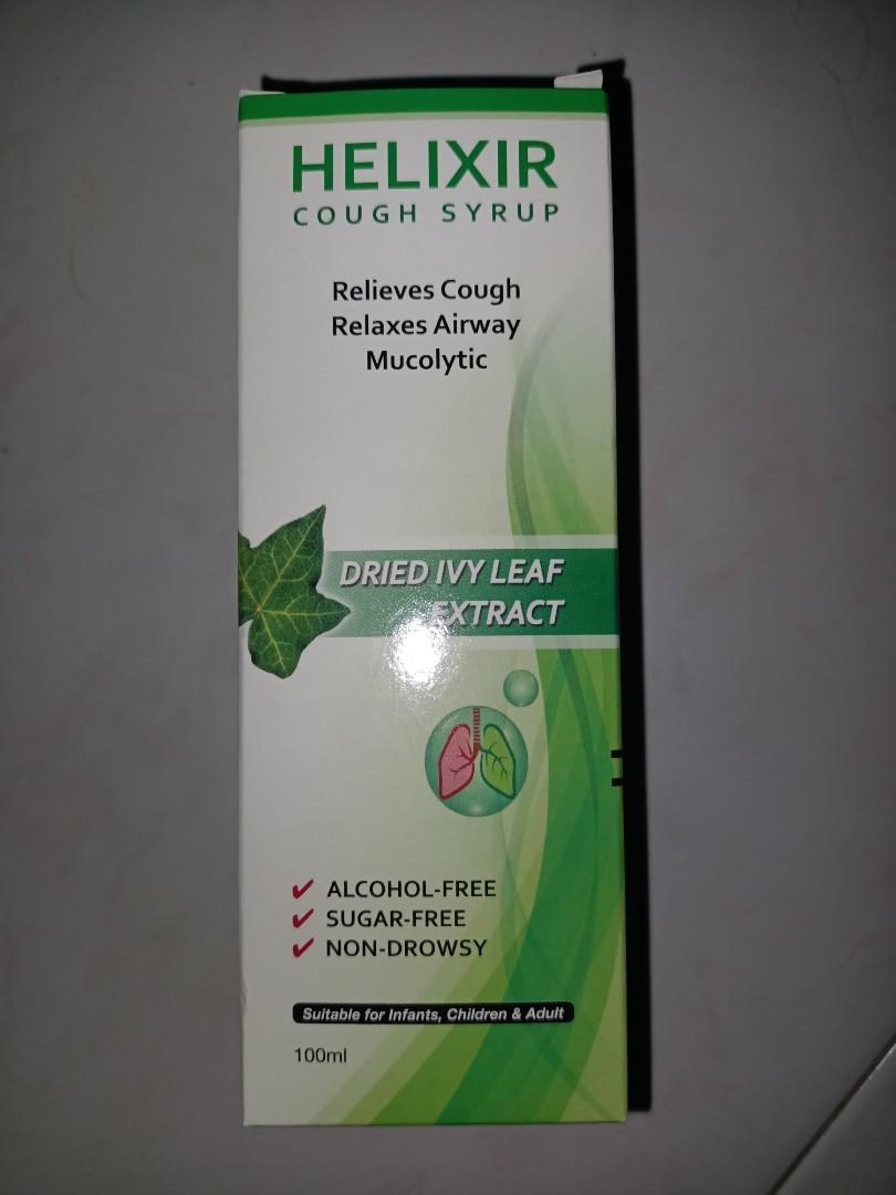 Helixir Cough Syrup 100ml, Beauty & Personal Care, Oral Care on Carousell